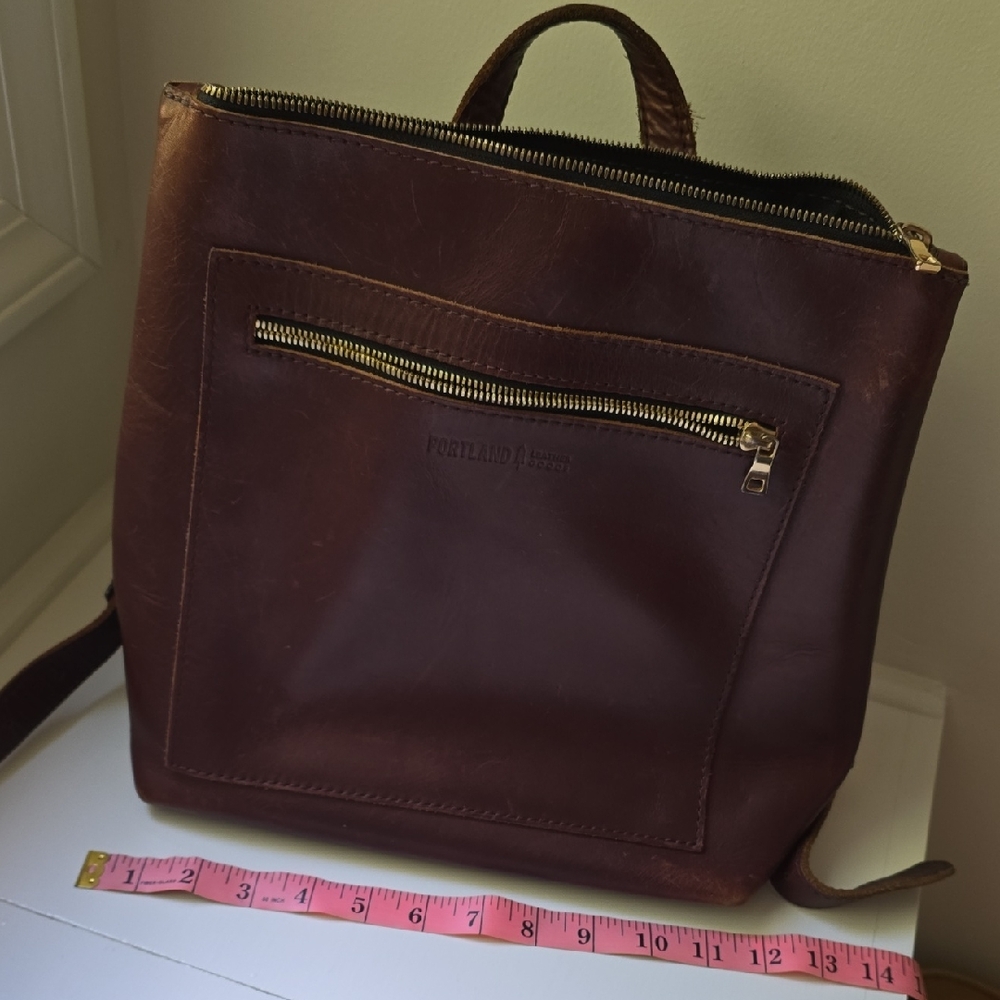 Portland Leather Dark Brown Backpack